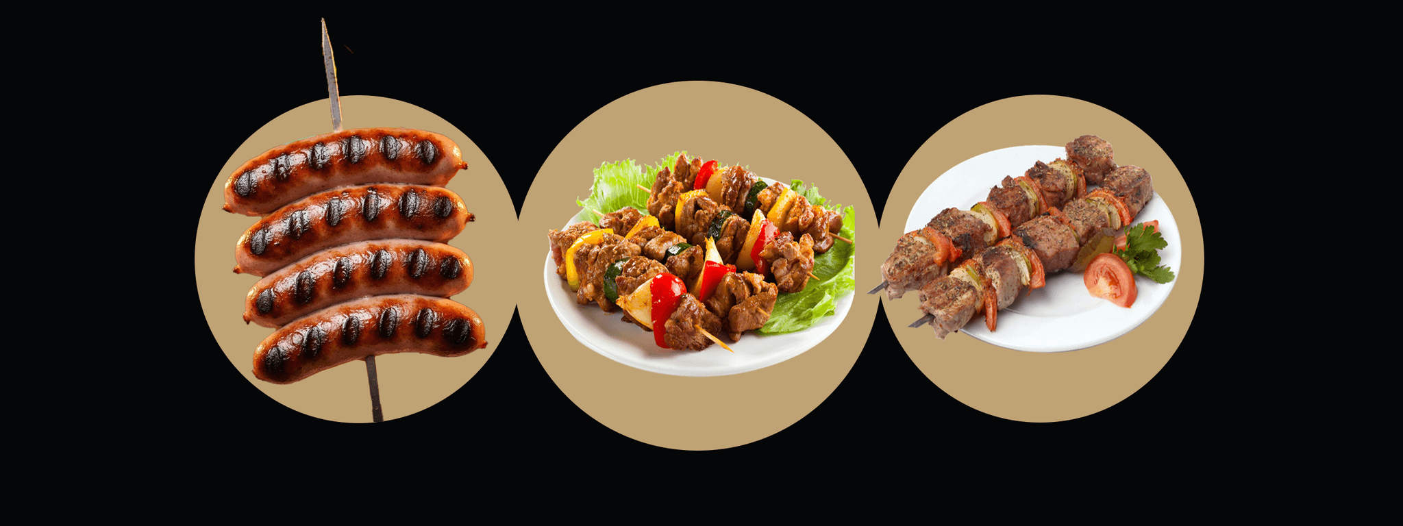 Kebab — a selection of dishes