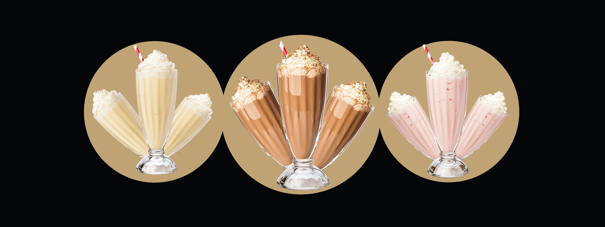 Milk Shakes — a selection of dishes