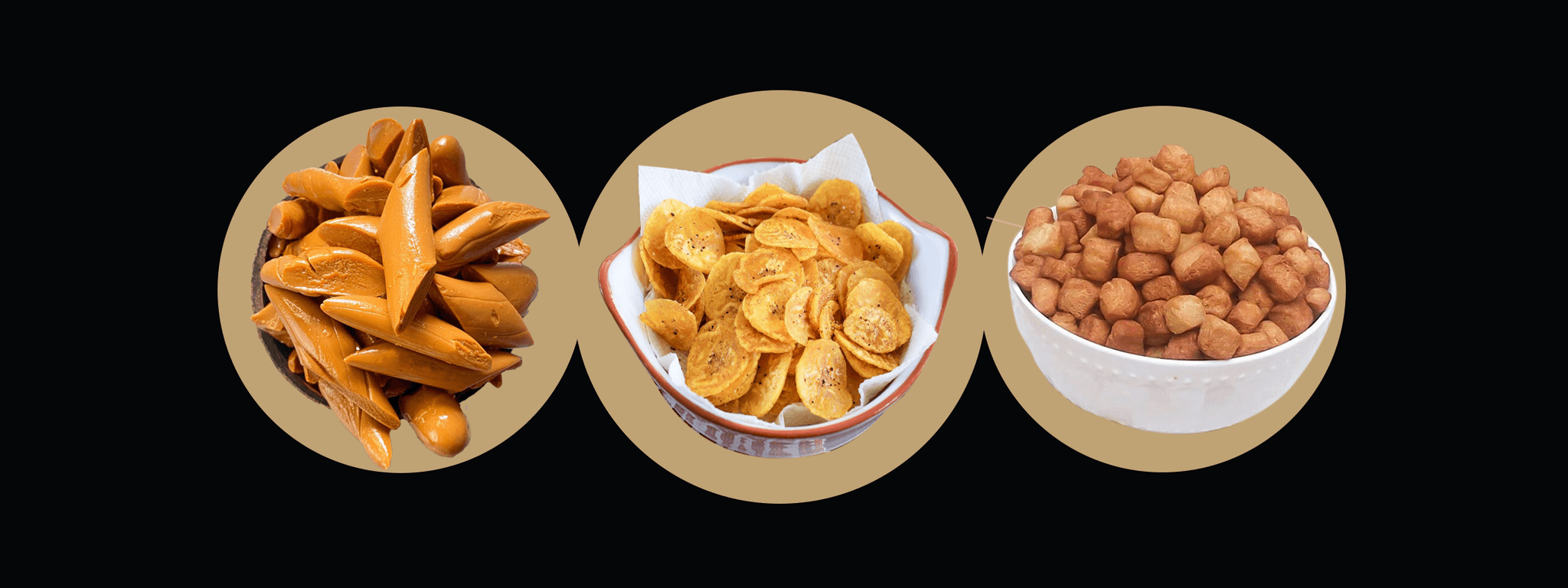 Taste Of Ghana Snacks — a selection of dishes